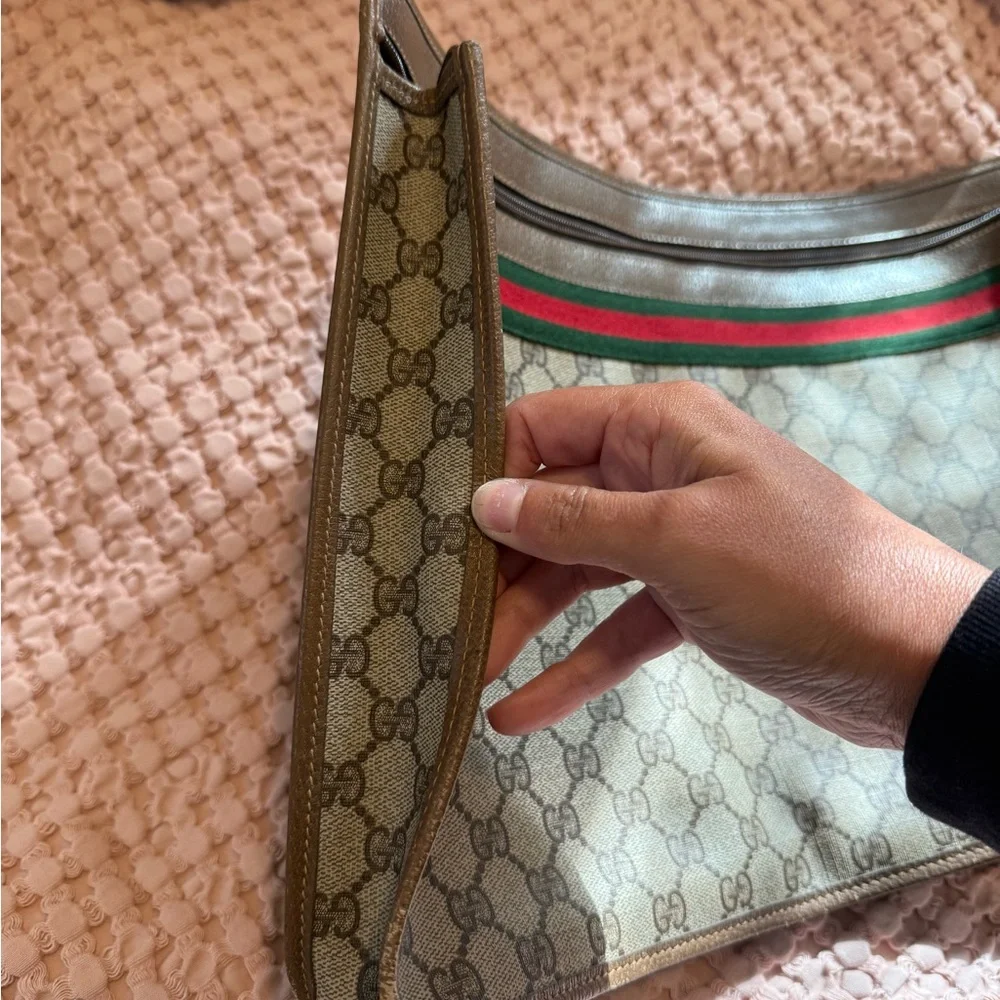 Authentic Vintage Gucci Monogram Ophidia Portfolio Toiletry Bag - Picture 5 of 9
